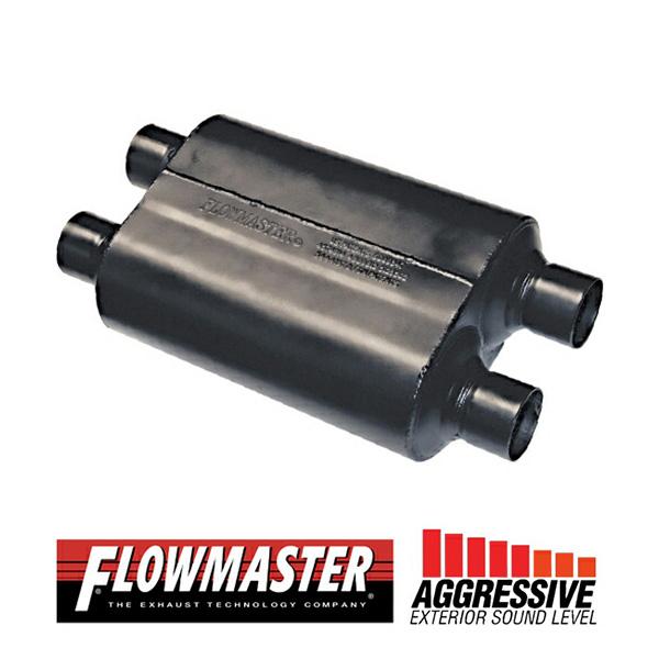 FLOWMASTER マフラー サイレンサー フローマスター40？ 中間 FLOW MASTER / フローマスター スーパー 40 マフラー #9525454 Dual in