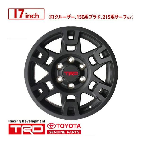 USトヨタ純正 TRD 17インチホイール マットブラック 4本セット TOYOTA