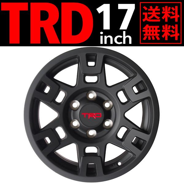 USトヨタ純正 TRD 17インチホイール マットブラック 4本セット USトヨタ純正 TRD 17インチホイール マットブラック 4本セット