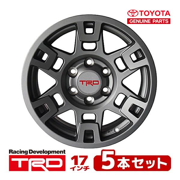 17インチ 5本セット　プラド　ランクル　6穴　FJクルーザー　純正ホイール USトヨタ純正 TRD 17インチホイール マットグレー 5本セット TOYOTA FJ