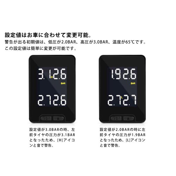 車用ワイヤレスリアルタイムタイヤ空気圧&温度モニタリングシステム 売り切り特価！】送料無料タイヤ空気圧センサー TPMS 気圧 温度
