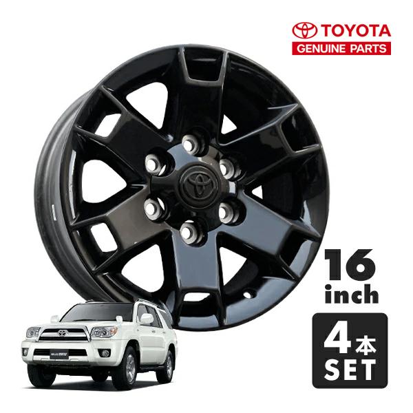 ハイラックスサーフ 215純正 タイヤ16インチ　スタッドレス 4本セット USトヨタ純正 16インチホイール Baja グロスブラック 4本セット JWL