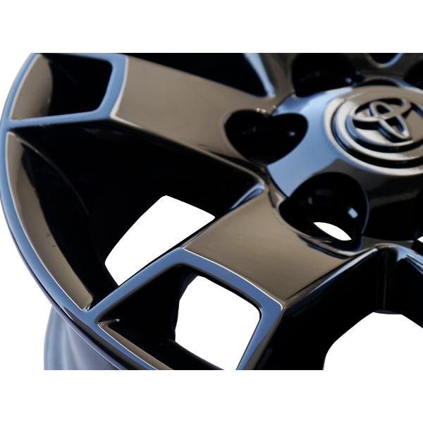 USトヨタ純正 16インチホイール Baja グロスブラック 4本セット TOYOTA