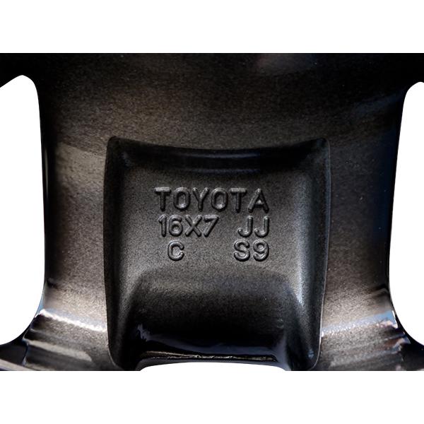 USトヨタ純正 16インチホイール Baja グロスブラック 4本セット TOYOTA