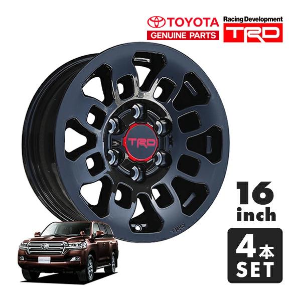 USトヨタ TRD 16インチアルミホイール ブラック USトヨタ純正 TRD Pro 16インチホイール グロスブラック 4本セット JWL