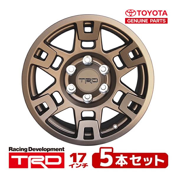 FJクルーザー用　タイヤホイールセット５本 USトヨタ純正 TRD 17インチホイール ブロンズ 5本セット TOYOTA FJ