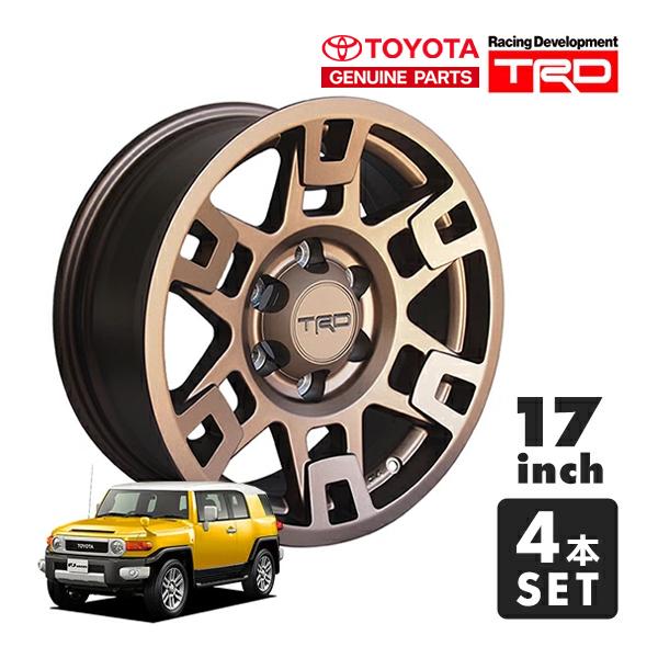 USトヨタ純正 TRD 17インチホイール ブロンズ PTR20-35110-F5 4本