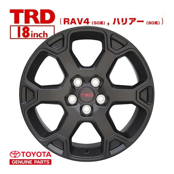 USトヨタ純正 TRD OFF-ROAD 18インチホイール マットブラック 4本