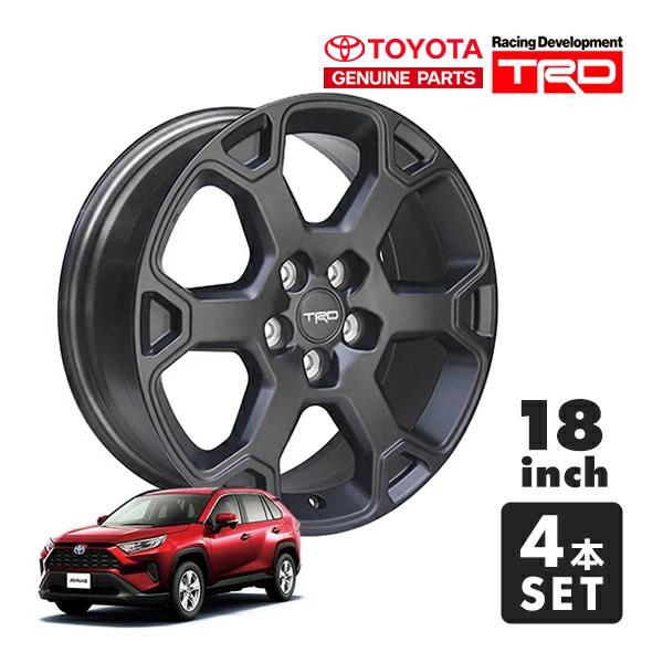 USトヨタ純正 TRD OFF-ROAD 18インチホイール マットブラック 4本 