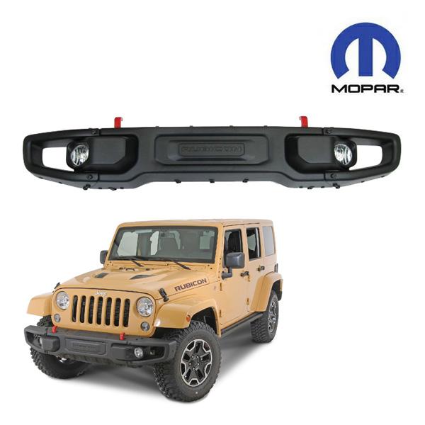 MOPAR ルビコンスチールバンパー新品LEDフォグランプ付属※引き取り限定 MOPAR純正 10周年アニバーサリー ルビコン フロントバンパー スチール