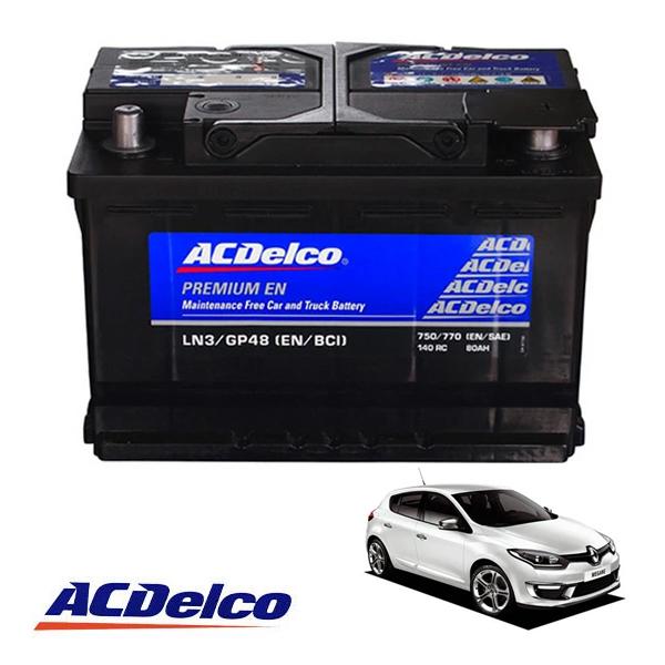 ACDelco 正規品 バッテリー LN3 メンテナンスフリー 11-18y ルノー