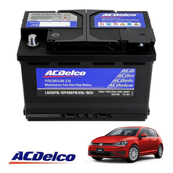 ACDELCO アイドリングストップ車対応バッテリー ACDelco 正規品 バッテリー LN3EFB メンテナンスフリー アイドリング