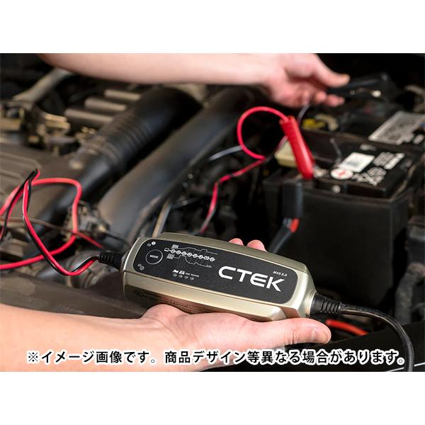 CTEK 正規品 バッテリーチャージャー MXS 5.0 AGM EFB対応 バッテリー充電器 完全自動充電サイクル 12V鉛蓄電池 充電最大 160Ah シーテック｜californiacustom｜05