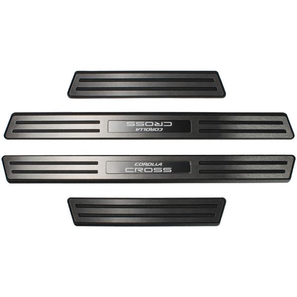 USトヨタ純正 スカッフプレート フロント/リア 4枚セット ドアシル