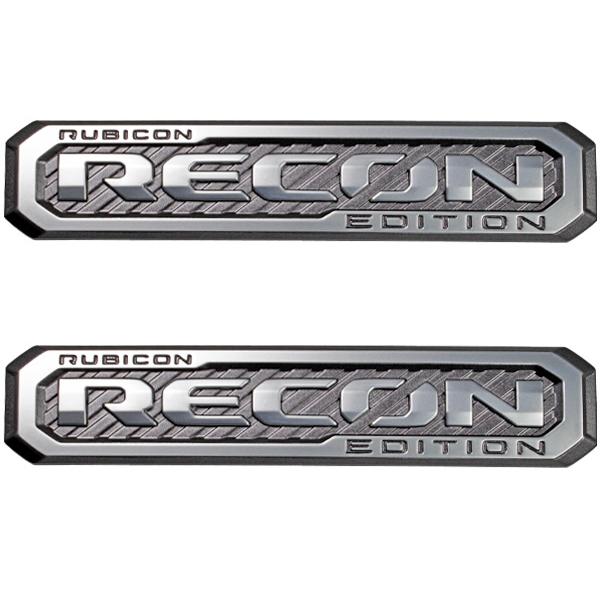 MOPAR純正 Rubicon Recon EDITION フェンダー サイド エンブレム 左右