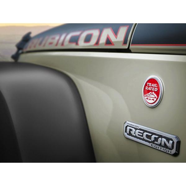 MOPAR純正 Rubicon Recon EDITION フェンダー サイド エンブレム 左右
