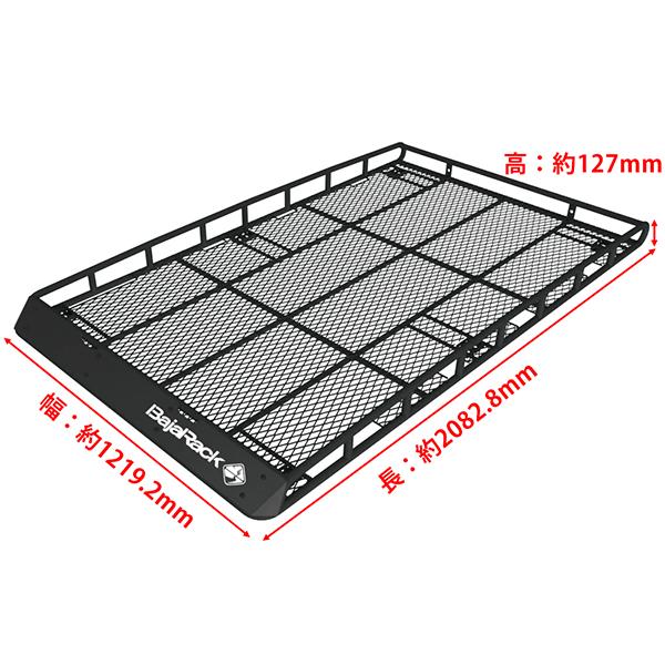 BajaRack バハラック ルーフラック メッシュ(スタンダード) 2007年以降 トヨタ FJクルーザー 全年式 穴あけ不要 ボルトオン｜californiacustom｜03