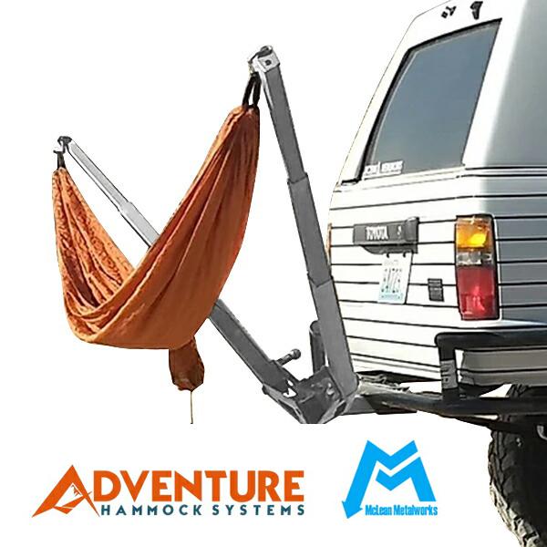 【McLean Metalworks 正規品】マクレーンメタルワークス ハンモックマウント 折りたたみ式 ヒッチメンバー 2インチ角に対応