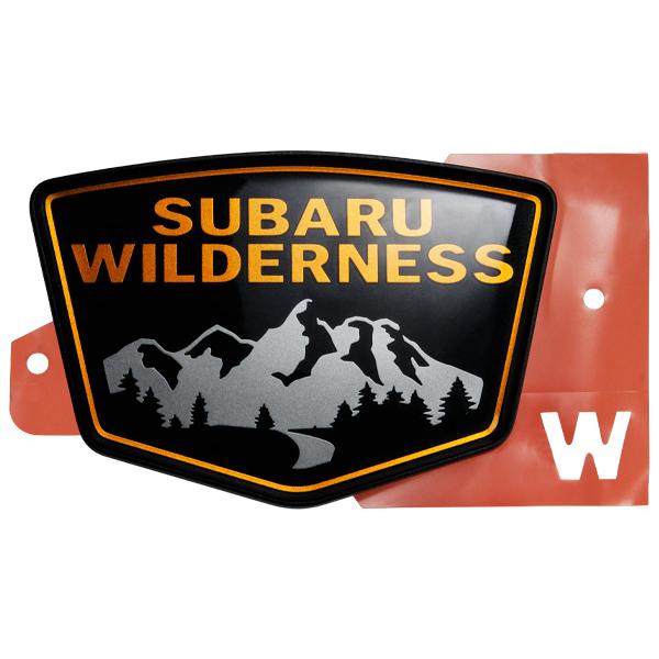 USスバル純正 SUBARU Wilderness ウィルダネス サイドエンブレム ドア 