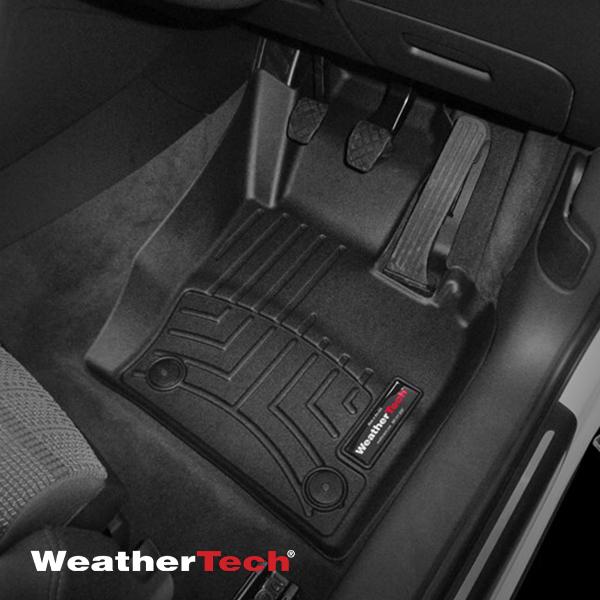 【WeatherTech 正規品】フロアライナー フロアマット ラバーマット ブラック 447811 フロント 1列目 アウディ AUDI