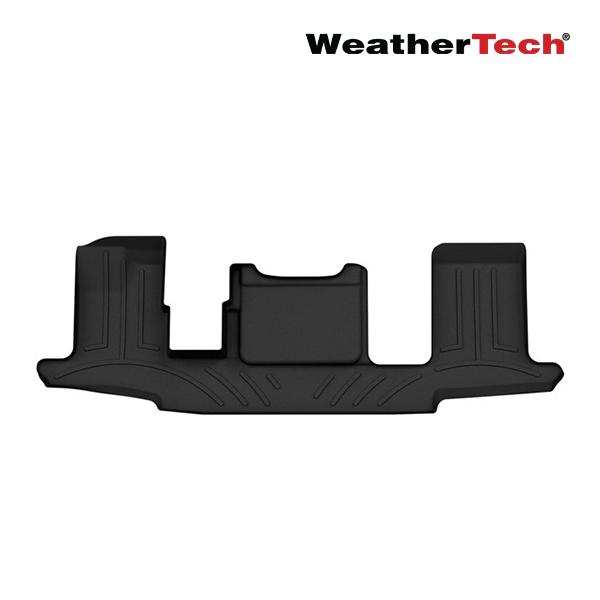 【WeatherTech 正規品】フロアマット ブラック リア 3列目 サードシート 日産 22y パスファインダー (7人乗り)/QX60