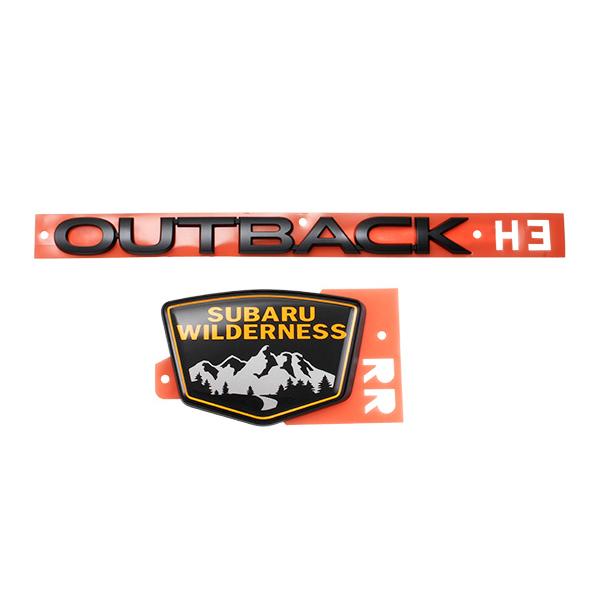 USスバル純正 レガシィ アウトバック BT系 リアエンブレム OUTBACK + 