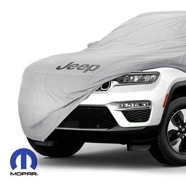 【純正品】Jeep グランドチェロキーL カーゴカバー MOPAR純正 専用設計 ボディーカバー カーカバー Jeep ロゴ入り グレー