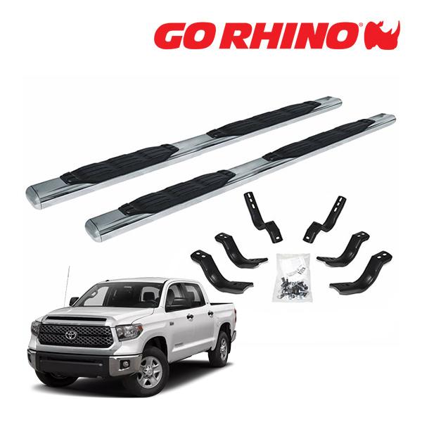 GO RHINO 正規品】1000シリーズ ステンレス サイドステップ 5インチ