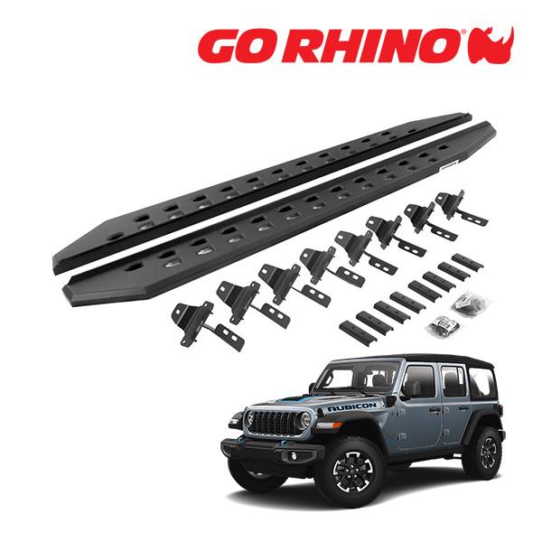GO RHINO 正規品】RB20 スリム ランニングボード サイドステップ