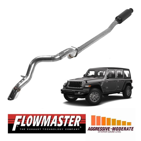 FLOWMASTER 正規品 アウトローキャタバックエキゾーストシステム 18