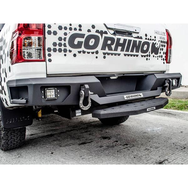 GO RHINO BR20 リアバンパー テクスチャーブラック 28383T トヨタ