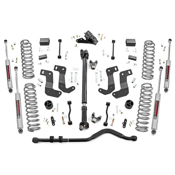 ROUGH COUNTRY 正規品 リフトアップキット 3.5インチアップ 69031 交換パーツ一式 1台分 18-23y ジープ JLラングラー ルビコン/左ハンドル用の画像