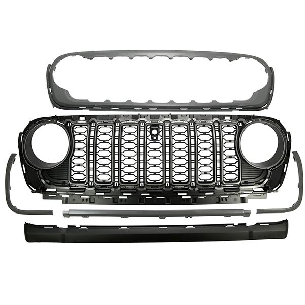 ラングラーJL サハラフロントグリル　スティンググレー 2024y フェイス 純正タイプ グリルキット フロントグリル