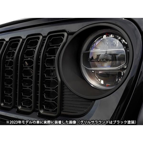Jeep ラングラー JL型 18〜24年式対応 フロントグリル 新型風 中期 Jeep ラングラー JL型 18〜24年式対応 フロントグリル 新型風