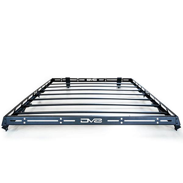 DV8 OFFROAD 正規品 ルーフラック フルサイズ ルーフバスケット ルーフキャリア ロゴ入 スチール ブラック ジープ JK ラングラー 4ドア_1