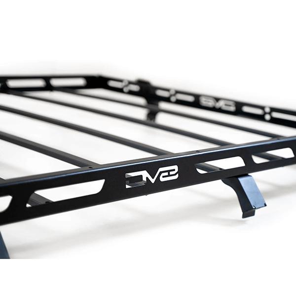 DV8 OFFROAD 正規品 ルーフラック フルサイズ ルーフバスケット ルーフキャリア ロゴ入 スチール ブラック ジープ JK ラングラー 4ドア_3