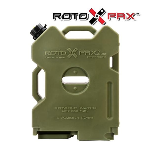 RotopaX 正規品 ウォーターパック コンテナ 2ガロン 7.5L オリーブ