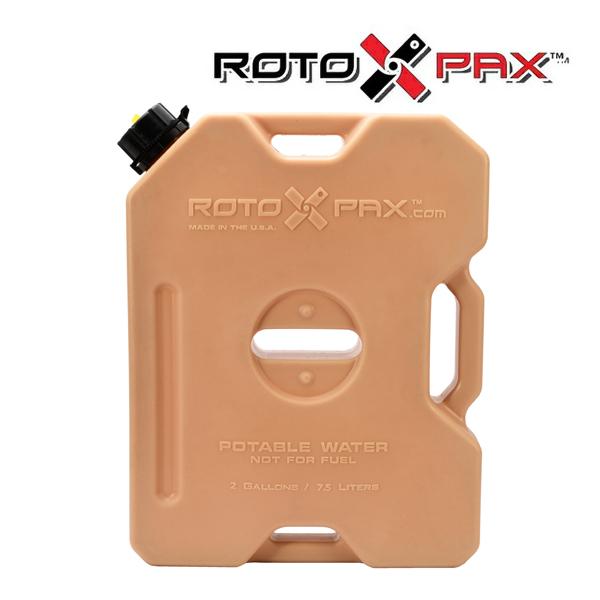 RotopaX 正規品 ウォーターパック コンテナ GEN2 2ガロン 7.5L タン