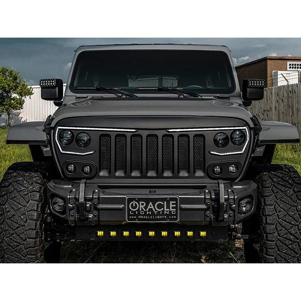 ORACLE LIGHTING 正規品 VECTOR PRO シリーズ フルLEDグリル フロントグリル ヘッドライト ジープ JL ラングラー | JT グラディエーターの画像