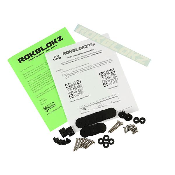 ROKBLOKZ 正規品 スプラッシュガード 泥除け マッドガード ブラック 1
