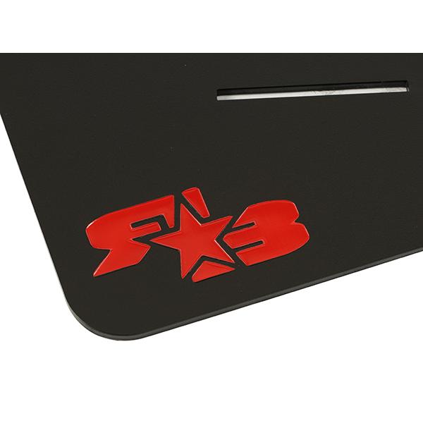 泥除け　ブラックレッド トラック 泥除け マット マッドフラップ 500mm×500mm 50cm×50cm