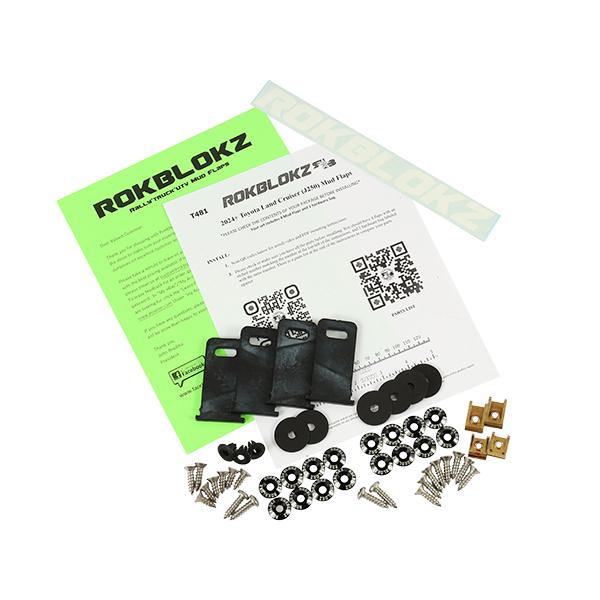 ROKBLOKZ 正規品 マッドフラップ 泥除け マッドガード イエロー 1台分