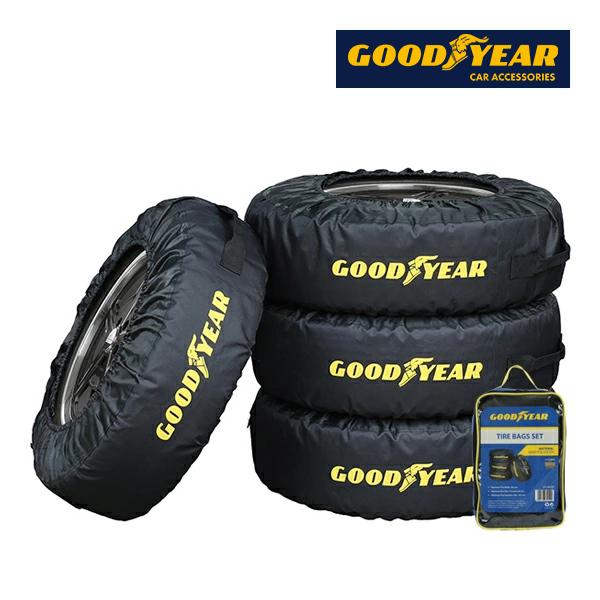 GOODYEAR 正規品 タイヤカバー タイヤバッグ 4本分 1セット GOODYEAR 