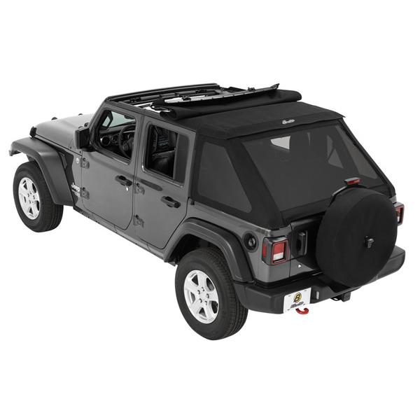 JLラングラー BESTOP サンライダー　ブラックツイル　使用1年 BESTOP 正規品 ジープ JEEP JLラングラー 4ドア Trektop Slantback