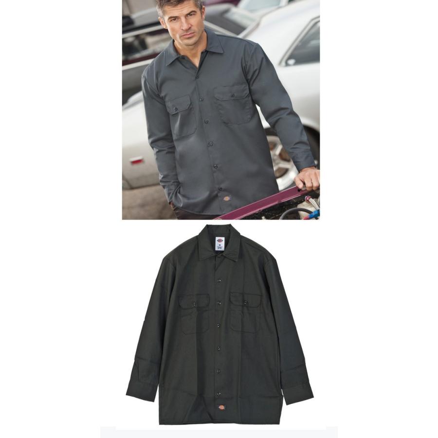 ワケアリ　DICKIES　ディッキーズ 正規品メンズ　Long Sleeve original fit　作業服574 長袖 ワークシャツ｜californiastyle｜03