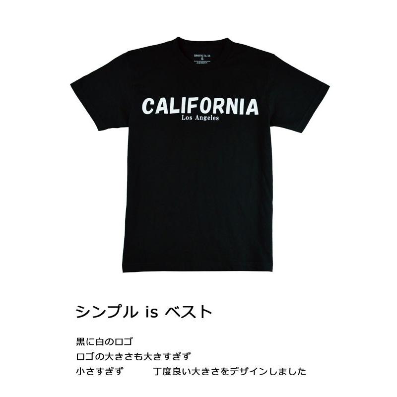 【売り尽くし】半袖Ｔシャツ　CALIFORNIAプリントロゴ黒　半袖Ｔシャツ ブラックロゴ アメカジ シンプル コットン レディース メンズ｜californiastyle｜02