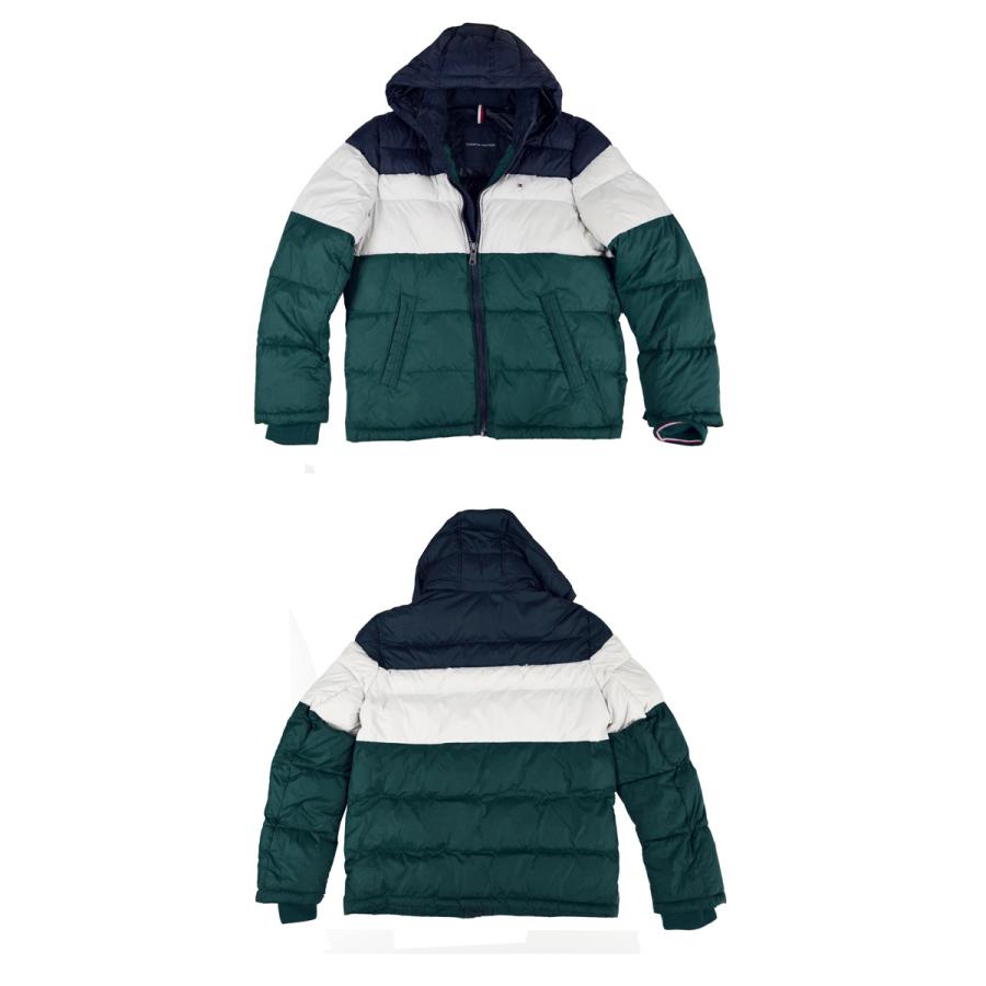 トミーヒルフィガー TOMMY HILFIGER中綿ジャケット アウター ナイロンCLASSIC HOODY PUFFER JACKETダウン｜californiastyle｜02