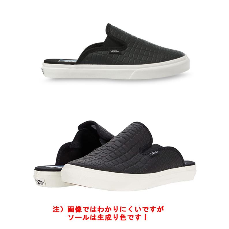 バンズ　Vans　ヴァンズ　靴　スニーカー サンダル　UA Mule SF Slip Croc Shoes Black　黒　VN0A4U112SGブラック5.0inc/23.0cm　6.0inc/24.0c｜californiastyle｜04