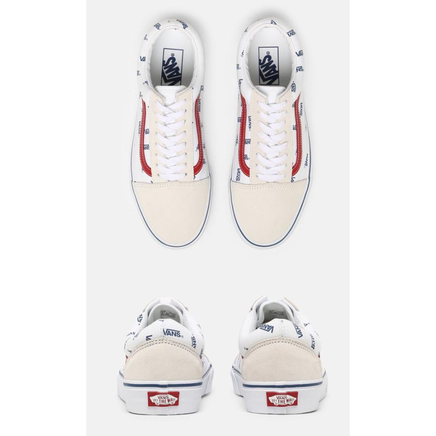 バンズVANS ヴァンズ スニーカー靴 オールドスクール Old Skool True Whiteバンズ　ロゴ ホワイト｜californiastyle｜03