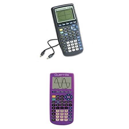 国内発送 Plus TI-83 Instruments Texas Graphing Ca＿並行輸入品 Silicone Guerrilla with Calculator 電卓